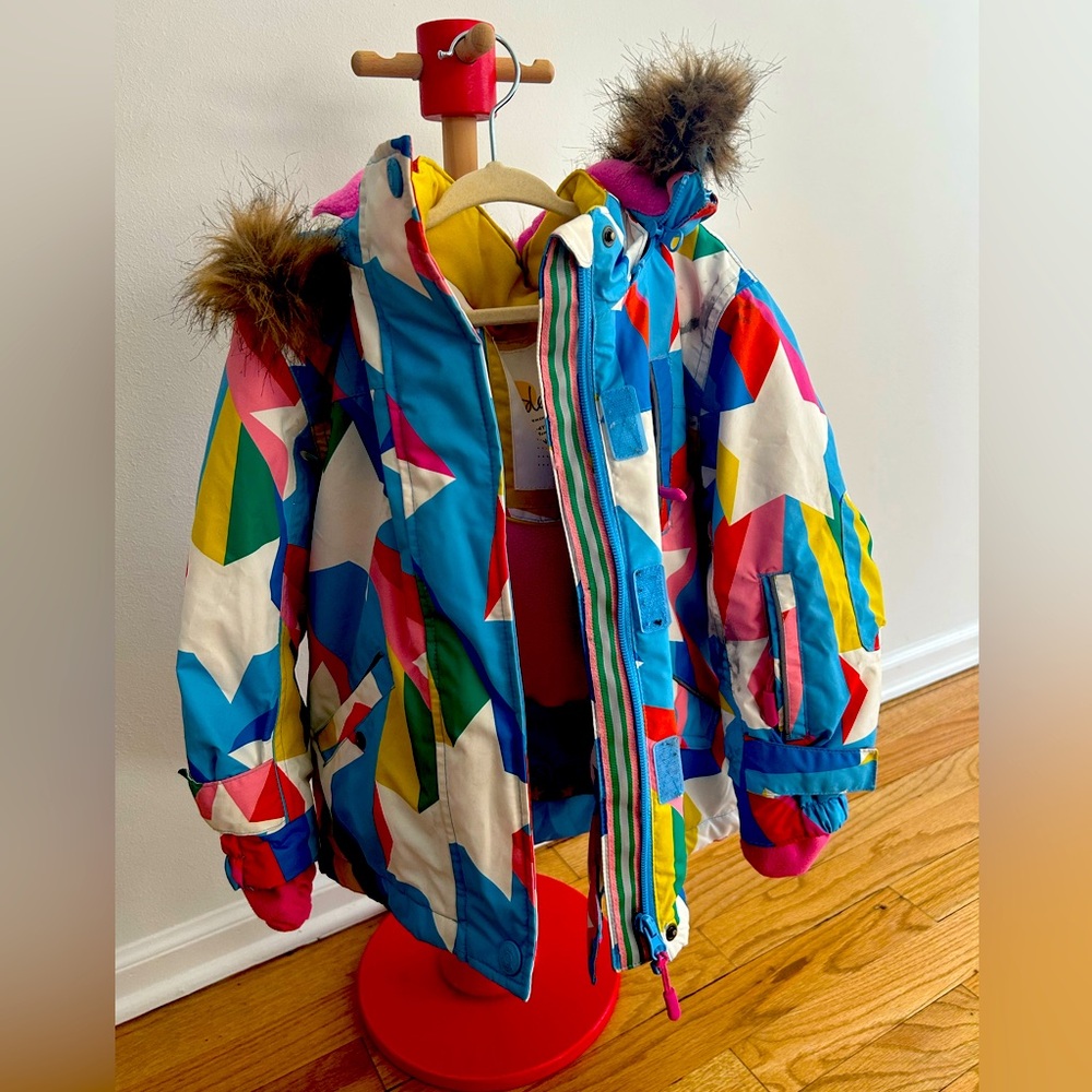 Snow Jacket, girls, Mini Boden size 3-4y.